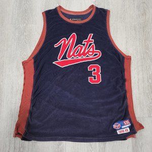 VTG Reebok Hardwood Classics D'Funkd 1948-49 Iverson #3 Syracuse Nats Jersey XXL